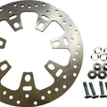 Drag Specialties Ground Stainless Drilled Front Brake Rotor 275834 Harley