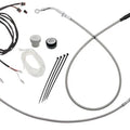 Fat Baggers EZ Install Cable Kit for 12" Ape Bars Stainless/Chrome #119012-C