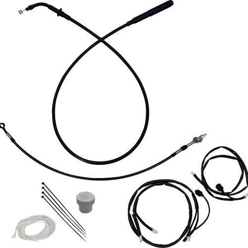 Fat Baggers EZ Install Cable/Line Kit for 14" Ape Bars Black #149014-B