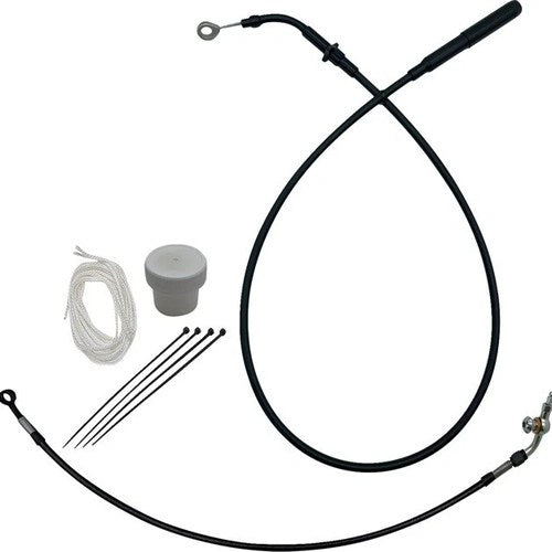 Fat Baggers EZ Install Cable/Line Kit for 14" Ape Bars Black #119914-B