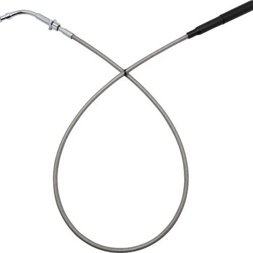 Fat Baggers EZ Install Clutch Cable for 10-12" Ape Bars +2" SS/Chrome #118002-C