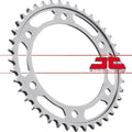 JT Steel Rear Sprocket 525 41T Natural for Honda CBR600RR/CBR600RR ABS