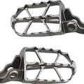 Moose ND Series Offset Footpegs 1/2" Offset Silver fits Gas/Honda EX/XC/CR
