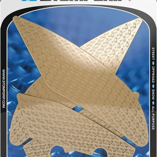Stomp Icon Profile Traction Pad Tank Grips Clear for Yamaha R6 2017-2020/2022