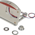 DS Half-Moon LED Taillight w/Flat Horizontal License Plate Frame #143939