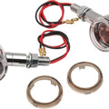DS Mini Deuce Stud Marker Lights Chrome Clear/Smoke