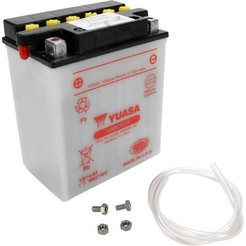 Yuasa YuMicron Battery YB14-A2 #YUAM2214H fits Honda Nighthawk/VF700/VF750/CX650