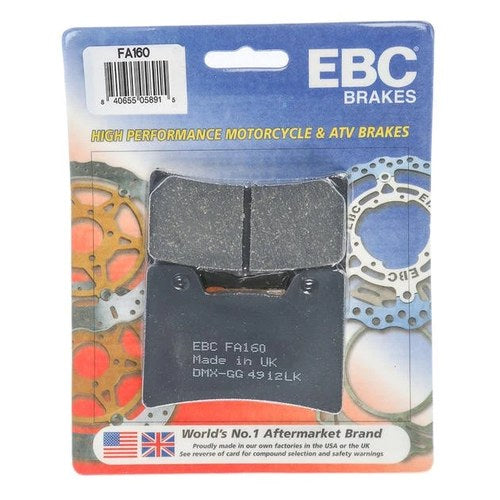 Ebc Organic Brake Pads Front fits Yamaha VMX1200/FZR600R/FJ1200/FZR1000/YZF-600R