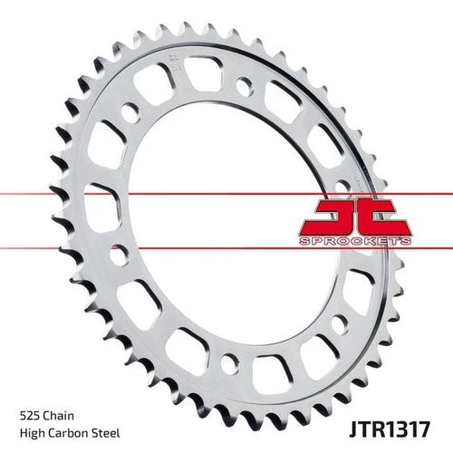 JT 525 Steel Rear Sprocket 40T Silver for Honda Cbr 1000 2021