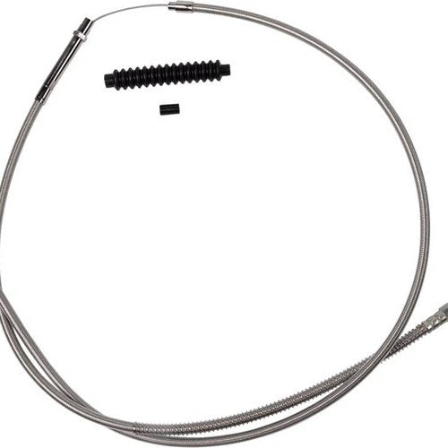 Barnett Stainless Braided Clutch Cable +6" #102-30-10062-6 Harley Davidson