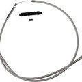 Barnett Stainless Braided Clutch Cable +6" #102-30-10062-6 Harley Davidson