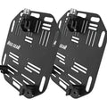 Nelson-Rigg Quick Release Saddlebag Plates Black