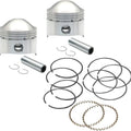 S&S Low Compression Piston Set 3-7/16" 8.0:1 #106-5495 Harley Davidson