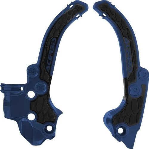 Acerbis X-Grip Frame Guards Blue/Black KTM/Gas/Husqvarna 50 SX 2024-2026