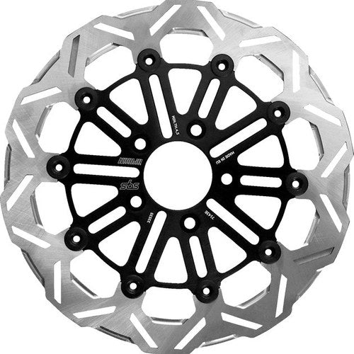 Sbs 10-Spoke Brake Rotor Design E Front Polished Harley Davidson Dyna/Softail
