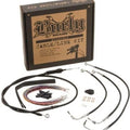 Burly Cable/Brake Line Kit for 15" Ape Hangers Black #B30-1116 Harley Davidson