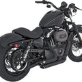 Vance & Hines Shortshots Staggered Full Exhaust System Black #47219