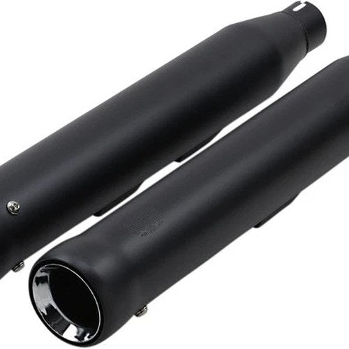 Cobra 3" Neighbor Hater Slip-On Mufflers Black #6041B Harley Davidson FatBoy