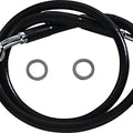 DS Black Vinyl Front Upper ABS Brake Line Kit 29-1/2" +8" Black #212129