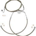 Magnum XR ABS Lower Front Brake Line Stainless Steel/Chrome #SSC1110-00