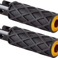 Arlen Ness Knurled Diamond Driver Footpegs Gold #400-057 Harley Davidson Softail