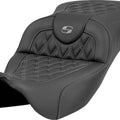 Saddlemen RoadSofa LS Extended Reach Seat Gray Stitch #808-07B-18402