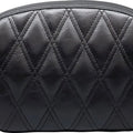 Le Pera Sissy Bar Pad Large Double Diamond Shiny Black