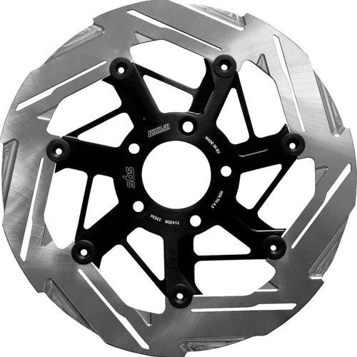 Sbs 7-Spoke Brake Rotor Design D Front Right Polished #7143DR Harley Davidson