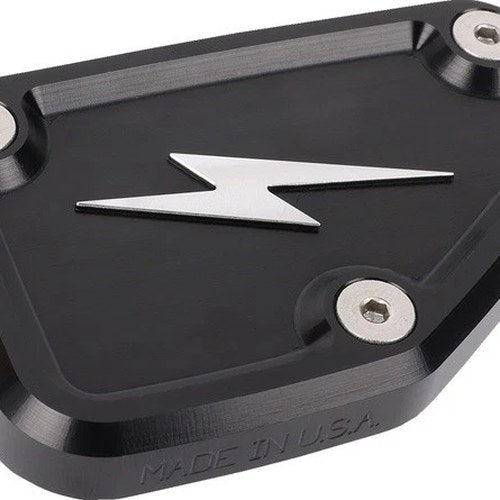 Thrashin Supply Co. Front Brake Master Cylinder Cover Twice Cut Black TSC-3178-4
