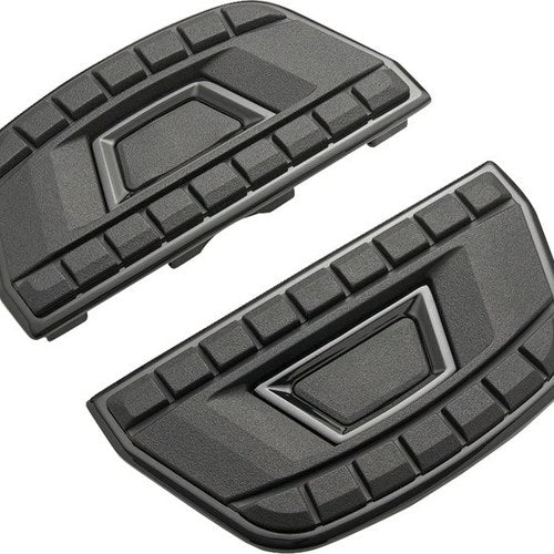 Ciro Chicane Passenger Floorboard Inserts Black #61820 Harley Davidson