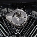 S&S Stealth Mini Teardrop Air Cleaner Cover Lava Chrome