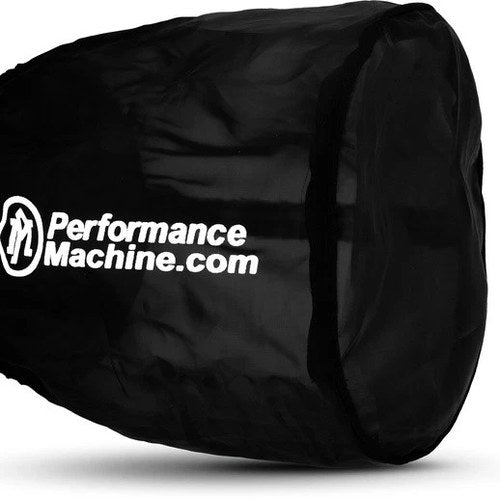 Performance Machine 6" Air Cleaner Pullover Rain Sock Black