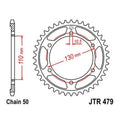 JT Steel Rear Sprocket 530 48T #JTR479.48 Yamaha YZF-R6S/YZF-R6
