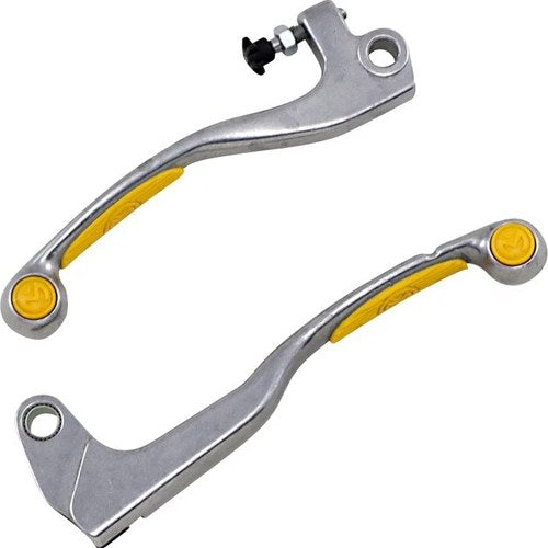 Moose Competition Lever Set Yellow fits Suzuki RM125/RM250/DR-Z400/DR-Z400E