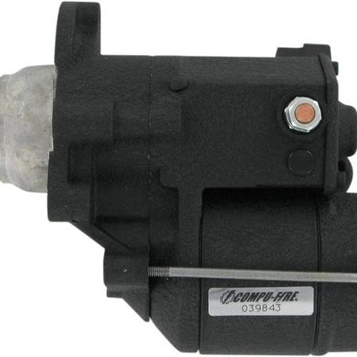 Compu-Fire Starter Motor 1.6kW Black 53810 Harley Twin Cam 2007-2017