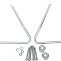 DS Chrome Saddlebag Support Brackets Harley Davidson 138913