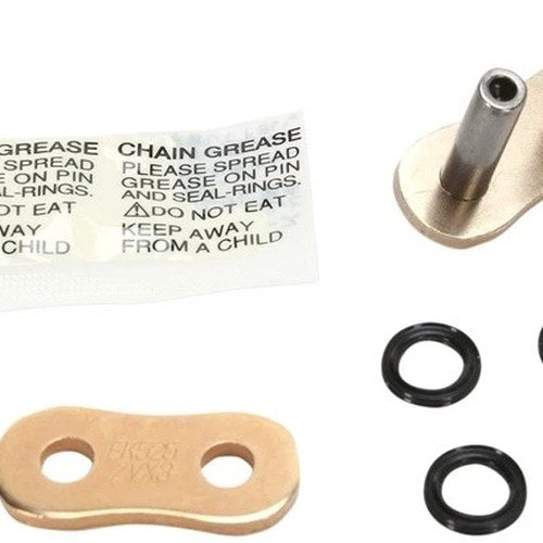 EK 525 ZVX3 Connecting Link Rivet Type Gold
