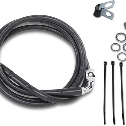 DS Vinyl Brake Line Kit Front +6" Harley Fxd Dyna/FXR/FXRS/1200 Sportster 143656