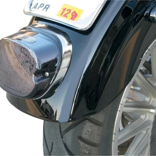 DS Low-Profile LED Taillight Lens With Top Window Smoke Harley Davidson