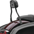 Cobra Detachable Round Passenger Backrest Black #602-2011B Harley Davidson