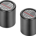 Figurati Designs Short/Thin Docking Hardware Covers US Flag Red Line Black