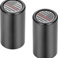 Figurati Designs Long Docking Hardware Covers US Flag Red Line Black