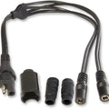 TecMate OptiMate Sae to 2.5mm DC Y-Splitter Cable