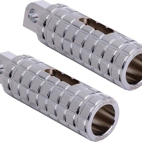 Arlen Ness Male Mount SpeedLiner Passenger Footpegs Chrome #400-039