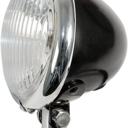 Emgo Bates Style 4.5" Spotlamps Black/Chrome
