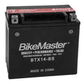BikeMaster Maintenance Free Battery BTX14-BS #781325