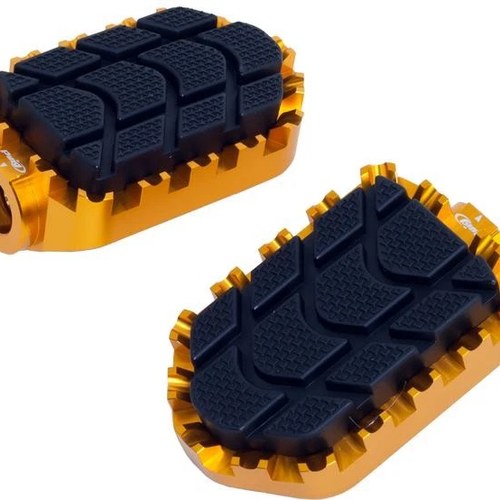 Puig Enduro Footpegs That Require Adapters #97587O Gold