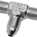 DS AN-3 Male Brake Line Tee Chrome
