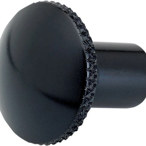 Joker Machine Choke Knob Knurled Black #02-57B Harley Davidson