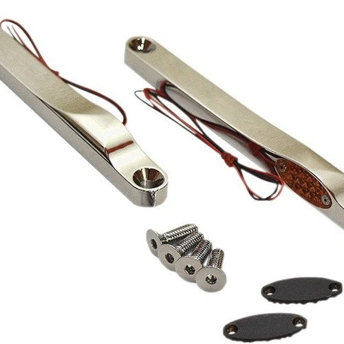 Pro-One LED Front Turn Signals Chrome 909110 Harley Fat Boy